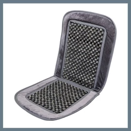 Gyöngyös ülésvédő párna szegéllyel – szürke, 93 × 44 cm 04109