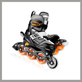 Spokey Gyermek Görkorcsolya – Állítható méret, narancssárga-fekete dizájn 929582