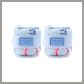 Spokey bokasúly szett – 2 x 0,5 kg, virágmintás kialakítással 944489