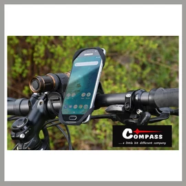 Compass univerzális kerékpáros telefontartó – kormányra rögzíthető 12050