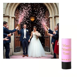 Mini konfetti kilövő – 10 darabos szett, véletlenszerű színekben CL2237876