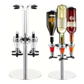 Asztali italadagoló állvány – 4 palackhoz, forgatható kivitel UM171588