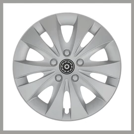 CC24 (Storm) 16 colos Dísztárcsa – Fekete/Ezüst (1 darab) 32496