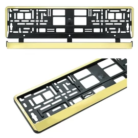 GOLD STRIP rendszámtábla tartó keret – 91572