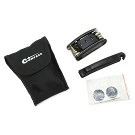 Kerékpáros Javítókészlet Táskában – 16 az 1-ben 12078