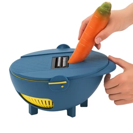 Kézi Zöldségszeletelő Tál, Dupla Réteges Tárolóval GKH1