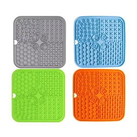 Lassú étkezést segítő szilikon etetőszőnyeg kutyáknak és macskáknak – 20 cm ZT19494