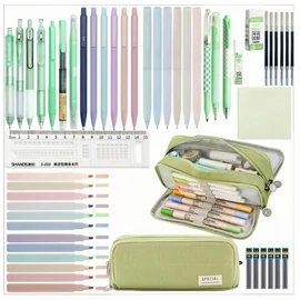 50 darabos zöld írószerkészlet – 104833620-Z