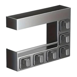 JOYBOS falra szerelhető fém fűszertartó 6 fűszerdobozzal GJ177755