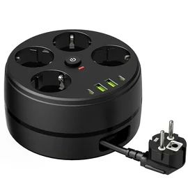 8 az 1-ben kerek elosztó YE4433413-black