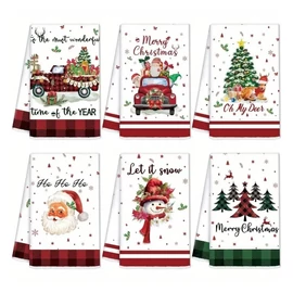 6 darabos karácsonyi konyharuha és törlőkendő szett AM3387686