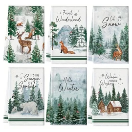 6 darabos téli mintás konyharuha készlet GJ4182475