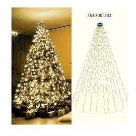 Karácsonyi LED háló fényfüzér – 3 m, 300 LED – CL380681-3