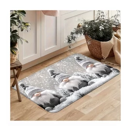 Karácsonyi lábtörlő – 45×75 cm, Télapó manó mintával – MD364268