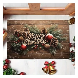 Karácsonyi lábtörlő – 60×90 cm, Merry Christmas mintával – XG359787-2