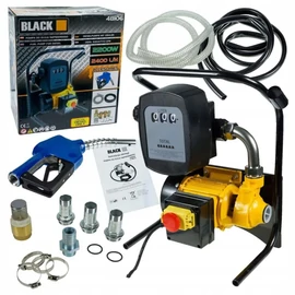BLACK Dízel üzemanyagszivattyú készlet számlálóval – 2200W, 2400 l/óra 48106