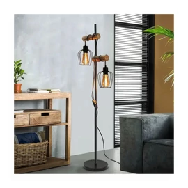 Állólámpa fa és fém kombinációval – KL430737