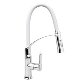 Flexibilis mosogatócsaptelep Flexible 2, 60 cm — fehér/króm  TO-75676