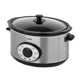 Lassú főzőedény (slow cooker) 4,5 L — 280 W, digitális időzítővel TO-67660