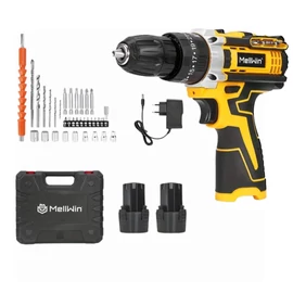 Akkus ütvefúró készlet – 21V, 2 akkumulátorral, tartozékokkal és kofferben CE3287149-2