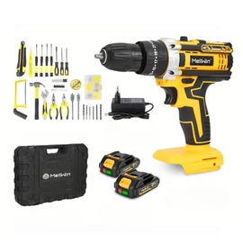 MellWin akkus fúró készlet – 21V, 2 akkumulátorral, 44 tartozékkal és kofferben CE3287149-4