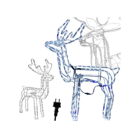 LED-es rénszarvas dísz világítással 26201