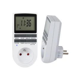 Időzítős digitális  fali dugalj IDF001