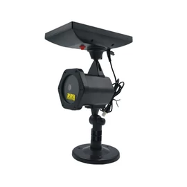 Solar lézerfény – vörös és zöld fényű kültéri dekorációs vetítő holm8103