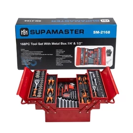 Supamaster  – 168 Részes Szerszámkészlet Kinyitható SM-2168