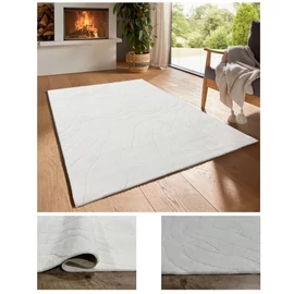 Bergamo Lorey plüss szőnyeg krém 120x170cm bergamoloreycream-120