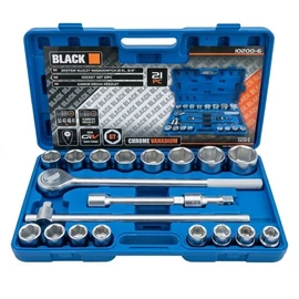 Black 21 részes dugókulcs készlet 3/4" króm-vanádium acél IO200-6