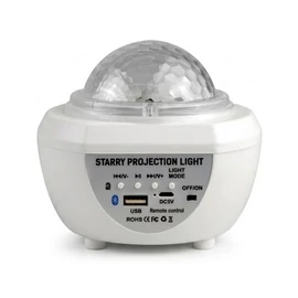 Csillagos ég projektor és éjszakai lámpa bluetooth hangszóróval