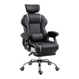 GamerElegance lábtartós szék fekete holm8091