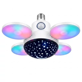 Összecsukható RGB LED Lámpa beépített Bluetooth Hangszóróval LEDL-01RGB