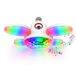 Összecsukható RGB LED Lámpa beépített Bluetooth Hangszóróval LEDL-02RGB
