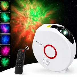 LED galaxis és csillagprojektor Bluetooth hangszóróval 18334