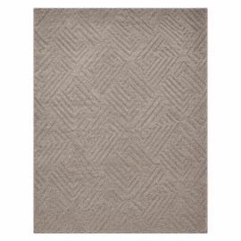 Modern bézs-szürke geometrikus szőnyeg 66x110 cm DELUX-8-66X110