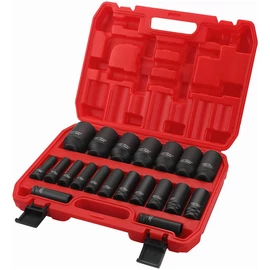 Kraft&amp;Dele 20 részes Ütődugókulcs készlet 1/2" 10-38 mm KD11794