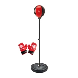 Gyerek bokszkészlet kesztyűvel és állítható állvánnyal – 109 cm 049546
