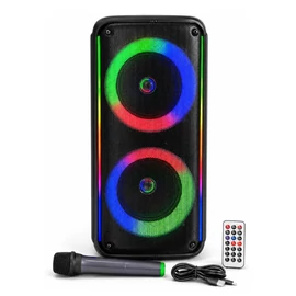 Bluetooth hangfal RGB LED világítással, mikrofonnal és távirányítóval YR-8801