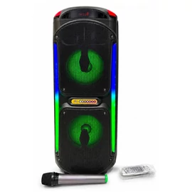 Bluetooth hangfal RGB LED világítással, mikrofonnal és távirányítóval YR-8802