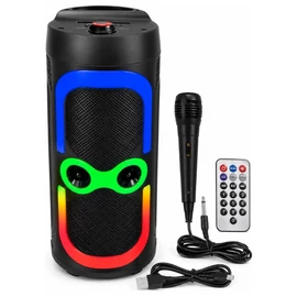 Sing-e Bluetooth hangfal RGB LED világítással, mikrofonnal és távirányítóval ZQS-6231