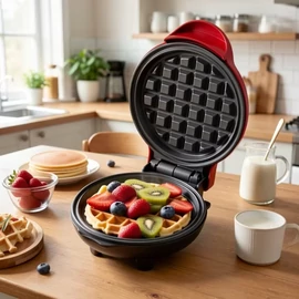 Mini gofrisütő tapadásmentes sütőlappal 55M065GQ24