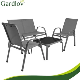 Gardlov Szürke 4 részes erkélybútor szett 00027600