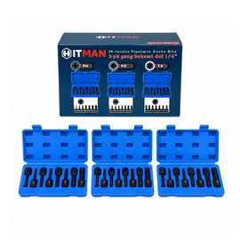 Hitman 24 részes Hex, Torx és XZN gépi bitfejkészlet HA-1219
