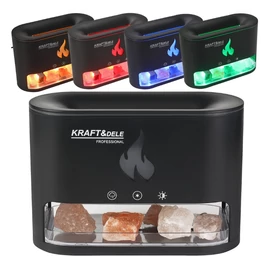 Kraft&amp;Dele párásító – 250 ml, LED-világítással, USB-C csatlakozással KD4117