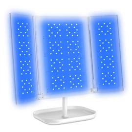 Cozion 24W Hordozható Barnító Lámpa 192 LED-del – Otthoni Arc- és Testbarnításhoz holm20208