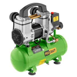 ProCraft olajmentes, kéthengeres kompresszor, 1100 W, 6 l, 8 bar AC7