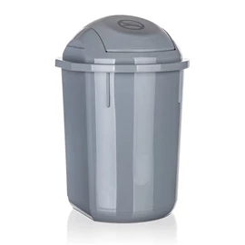 Billenőfedeles szemetes – 8 l, szürke 267421