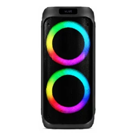 Hordozható Bluetooth party hangszóró dupla 8" hangszóróval és mikrofonnal SS-8802